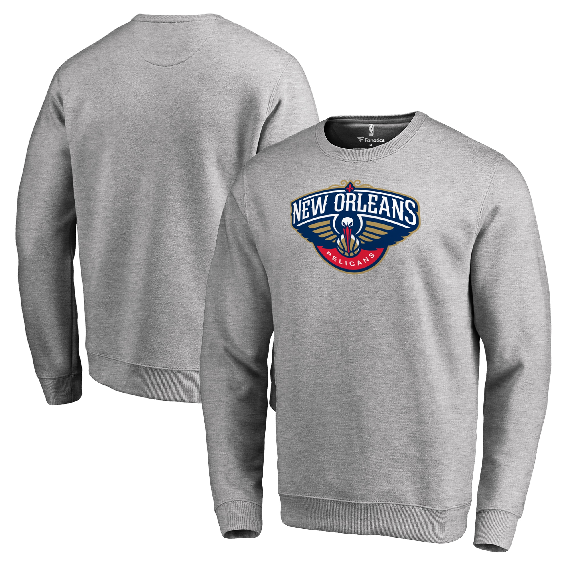 New Orleans Pelicans Heathered Gray Primary Logo Sweatshirt Superb For the true fans! Secure this authentic jersey now.