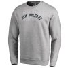 New Orleans Unique Pelicans Heathered Gray Wordmark Pullover Sweatshirt Don't be left out! Get this stylish jersey and show your team pride.