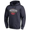 New Orleans Pelicans Navy Primary Logo Pullover Superb Hoodie Authentic look! Wear this genuine jersey.