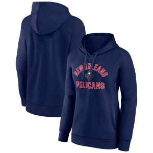 New Orleans Pelicans Women's Navy Overtime Pullover Hoodie Superior Join the elite! Get this exclusive jersey.