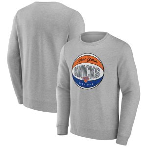 New York Knicks Gray Hard Color Pullover Sweatshirt Striking New arrival! Check out this fresh and exciting jersey.