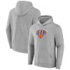 New York Knicks Admirable Heather Gray Logo Pullover Hoodie Enhance your game - day look! Get this fashionable jersey.