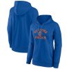 New York Knicks Women's Royal Fantastic Overtime Pullover Hoodie Customizable! Personalize this great jersey.