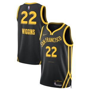 Nike Andrew Sophisticated Wiggins Golden State Warriors Unisex Black 2023/24 Swingman Jersey City Edition Limited edition! Don't miss your chance to own this unique jersey.