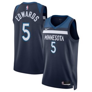 Nike Anthony Edwards Minnesota Timberwolves Unisex Navy Badge Swingman Replica Jersey Icon Prime Edition For the true fans! Secure this authentic jersey now.