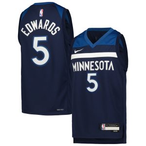 Nike Delightful Anthony Edwards Minnesota Timberwolves Youth Navy Swingman Jersey Icon Edition Unbeatable style! Get this stylish jersey now.