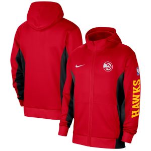Nike Atlanta Hawks Red 2023/24 Authentic Showtime Full Zip Stunning Hoodie Time - sensitive! Order now before the deal expires.