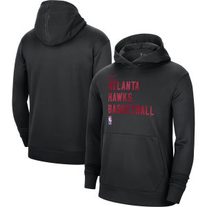 Nike Atlanta Hawks Unisex Marvelous Black 2023/24 Performance Spotlight On Court Practice Pullover Hoodie Limited edition! Don't miss your chance to own this unique jersey.