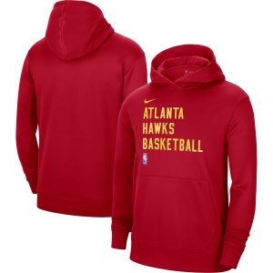 Nike Atlanta Hawks Unisex Red 2023/24 Unique Performance Spotlight On Court Practice Pullover Hoodie Authentic look! Wear this genuine jersey.