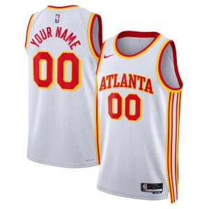 Nike Atlanta Hawks Unisex White Swingman Custom Amazing Jersey Association Edition Join the elite! Get this exclusive jersey.