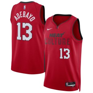 Nike Bam Adebayo Miami Heat Unisex Red 2024/25 Marvelous Swingman Player Jersey City Edition Celebrate your team! Order this commemorative jersey.