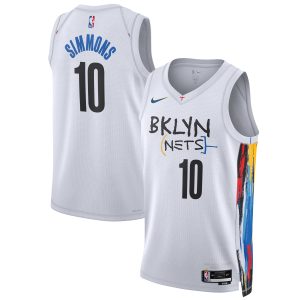 Nike Ben Simmons Brooklyn Exceptional Nets Unisex White 2022/23 Swingman Jersey City Edition Upgrade your fan gear! Order this premium jersey today.
