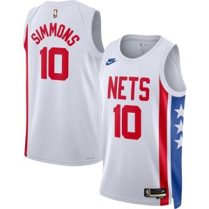 Nike Ben Simmons Brooklyn Nets White Premium Swingman Jersey Classic Edition Authentic look! Wear this genuine jersey.