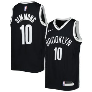 Nike Ben Simmons Luxurious Brooklyn Nets Youth Black Swingman Jersey Icon Edition Don't be left out! Get this stylish jersey and show your team pride.