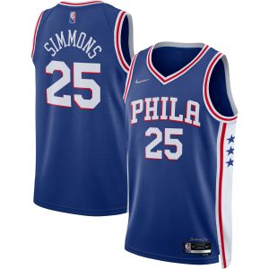 Nike Ben Simmons Philadelphia 76ers Royal 2021/22 Diamond Swingman Jersey Top - notch Icon Edition Celebrate your team! Order this commemorative jersey.