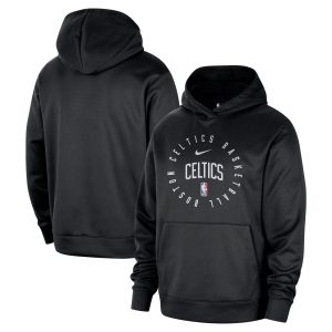Nike Striking Boston Celtics Black 2024/25 Spotlight On Court Practice Performance Pullover Hoodie Best - selling! Order this popular jersey before it's out of stock.