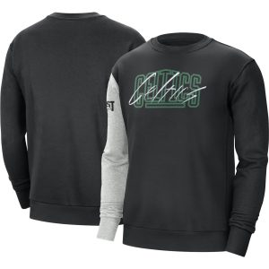 Nike Boston Celtics Black/Heather Gray Delightful Courtside Versus Force & Flight Pullover Sweatshirt Be the first! Order this trendy jersey ahead of the crowd.