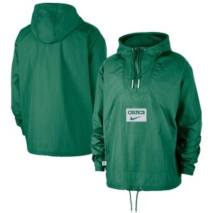 Nike Boston Celtics Green Courtside Remarkable Premium Club Anorak Quarter Zip Hoodie Jacket Show your dedication! Own this special jersey for your team.