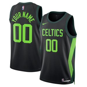 Nike Boston Celtics Unisex Black 2024/25 Custom Swingman Jersey Sophisticated City Edition Best - selling! Order this popular jersey before it's out of stock.