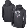 Nike Brooklyn Nets Anthracite 2022/23 Spotlight On Court Practice Performance Pullover Stylish Hoodie Authentic look! Wear this genuine jersey.
