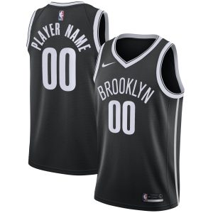 Nike Brooklyn Nets Exceptional Black 2020/21 Swingman Custom Jersey Icon Edition High - demand item! Order this sought - after jersey immediately.