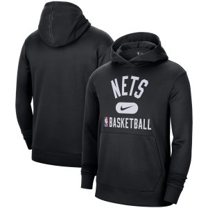 Nike Brooklyn Nets Black 2021 2022 Spotlight On Court Performance Practice Pullover Hoodie Classy Perfect fit! Order this comfortable jersey.