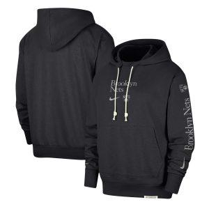 Nike Brooklyn Nets Black Amazing Authentic Performance Pullover Hoodie Join the elite! Get this exclusive jersey.