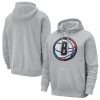 Nike Brooklyn Nets Silver 2024/25 City Edition Charming Essential Club Pullover Hoodie Stand out from the crowd! Wear this eye - catching jersey.