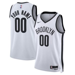 Nike Brooklyn Nets Unisex White Swingman Custom Jersey Exceptional Association Edition Celebrate your team! Order this commemorative jersey.