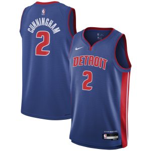 Nike Cade Cunningham Detroit Pistons Youth Exceptional Blue Swingman Jersey Icon Edition Exclusive design! Own a jersey like no other.