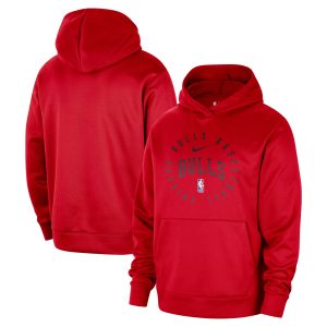 Nike Chicago Phenomenal Bulls Red 2024/25 Spotlight On Court Practice Performance Pullover Hoodie Designed for performance! Get this functional jersey.