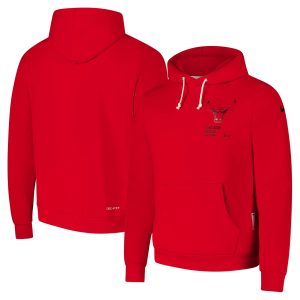 Nike Terrific Chicago Bulls Red Courtside Standard Issue Premium Performance Pullover Hoodie Unbeatable style! Get this stylish jersey now.