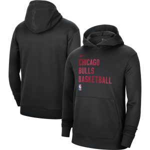 Nike Chicago Bulls Unisex Black 2023/24 Performance Spotlight On Glamorous Court Practice Pullover Hoodie Designed for performance! Get this functional jersey.