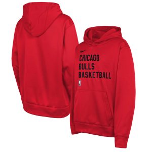 Nike Chicago Bulls Youth Red Spotlight Performance Pullover Notable Hoodie Celebrate your team! Order this commemorative jersey.