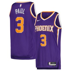 Nike Chris Paul Phoenix Suns Unisex Purple Charming Swingman Jersey Icon Edition Enhance your game - day look! Get this fashionable jersey.