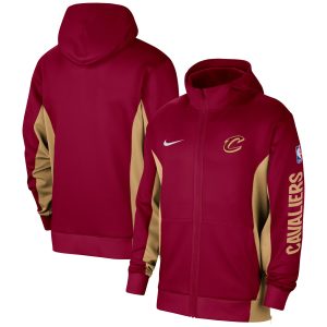 Nike Glamorous Cleveland Cavaliers Wine 2023/24 Authentic Showtime Full Zip Hoodie Best - selling! Order this popular jersey before it's out of stock.