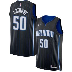 Nike Cole Anthony Captivating Orlando Magic Unisex Black Swingman Jersey Icon Edition Experience luxury! Order this high - end jersey.