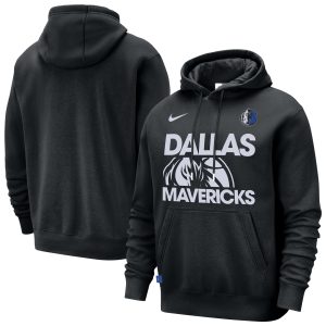 Nike Dallas Mavericks Black Courtside Club Pullover Splendid Hoodie Sports enthusiasts