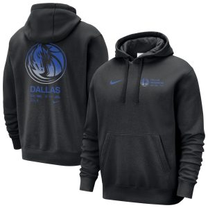 Nike Dallas Mavericks Black Alluring Courtside Club Pullover Hoodie Exclusive design! Own a jersey like no other.