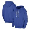 Nike Dallas Mavericks Delightful Blue Authentic Performance Pullover Hoodie High - demand item! Order this sought - after jersey immediately.