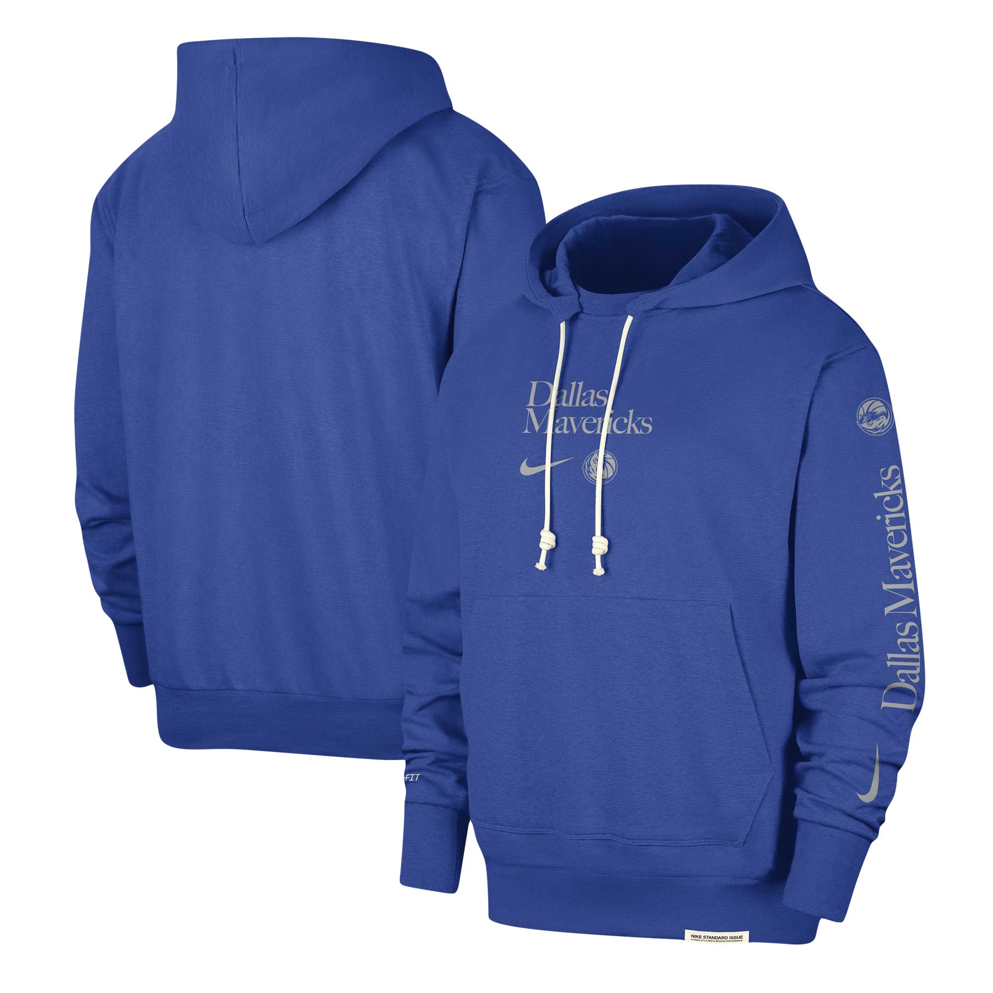 Nike Dallas Mavericks Delightful Blue Authentic Performance Pullover Hoodie High - demand item! Order this sought - after jersey immediately.