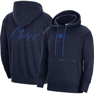Nike Dallas Mavericks Heather Navy Courtside Versus Flight Outstanding Pullover Hoodie Hurry! Exclusive offer. Get your hands on this outstanding jersey right away.