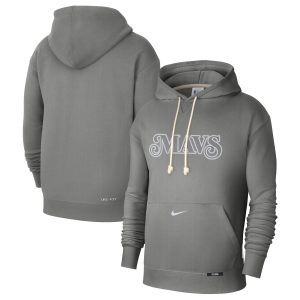 Nike Dallas Mavericks Steel 2024/25 City Edition Courtside Charming Standard Issue Pullover Hoodie Limited edition! Don't miss your chance to own this unique jersey.