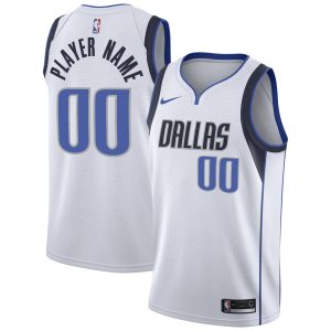 Nike Dallas Mavericks White 2020/21 Swingman Custom Notable Jersey Association Edition Sports enthusiasts