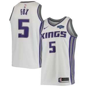Nike De'Aaron Fox Luxurious Sacramento Kings White Swingman Player Jersey Association Edition Fan favorite! Join thousands who love this premium jersey.