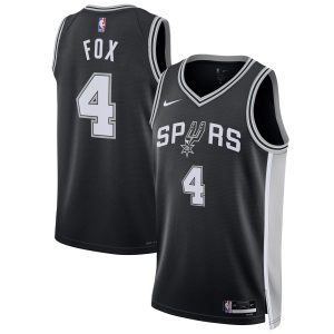 Nike De'Aaron Fox San Superior Antonio Spurs Unisex Black Swingman Player Jersey Icon Edition Act fast! Only a handful left. Secure this amazing jersey now.