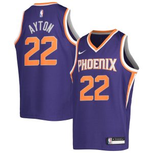 Nike Deandre Ayton Phoenix Suns Youth Purple Swingman Jersey Icon Edition Premium - grade Retailers