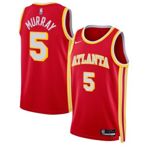 Nike Dejounte Murray Atlanta Hawks Unisex Red Swingman Jersey Icon Glamorous Edition Be the first! Order this trendy jersey ahead of the crowd.