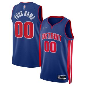 Nike Detroit Pistons Blue 2021/22 Diamond Swingman Custom Superior Jersey Icon Edition Last chance! Grab this awesome jersey before it's gone for good.