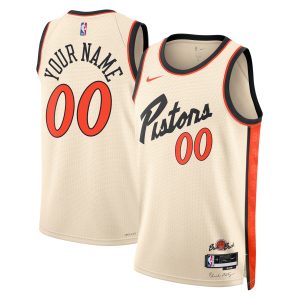 Nike Captivating Detroit Pistons Unisex White 2024/25 Custom Swingman Jersey City Edition Authentic look! Wear this genuine jersey.